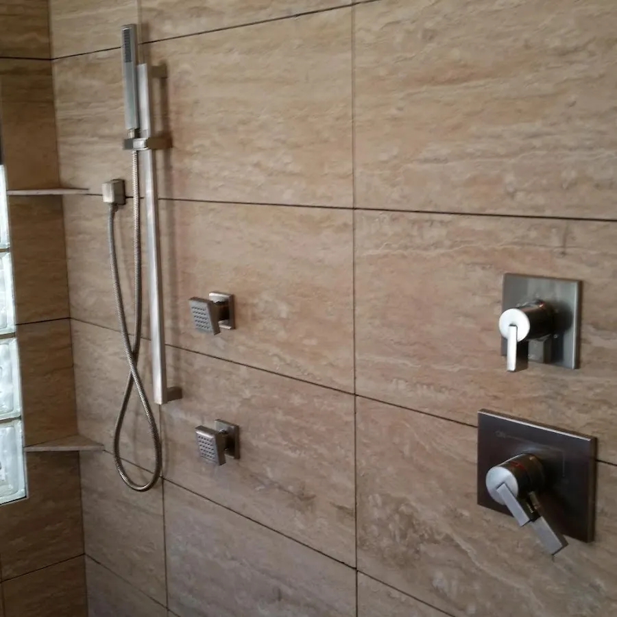 Shower fixture installation for Water Heater Replacement in Leisure World